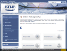 Tablet Screenshot of kylie-pardubice.cz